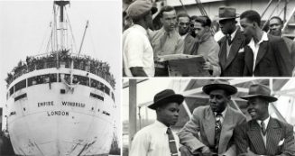 Windrush with immigrants